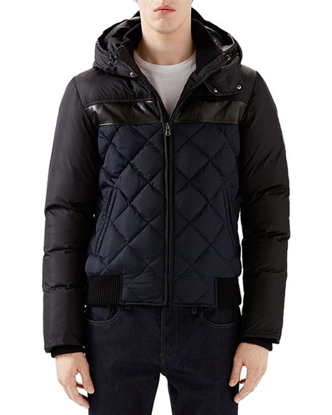 womens gucci puffer jacket|men's navy gucci jacket.